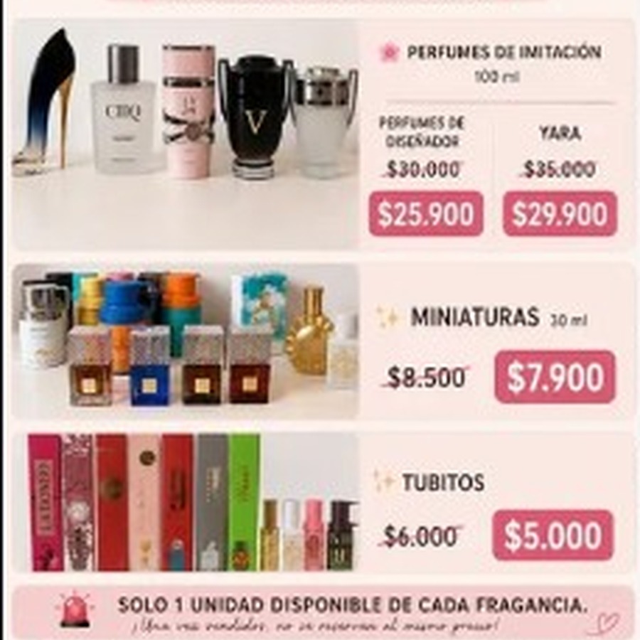 Perfumes en promoción